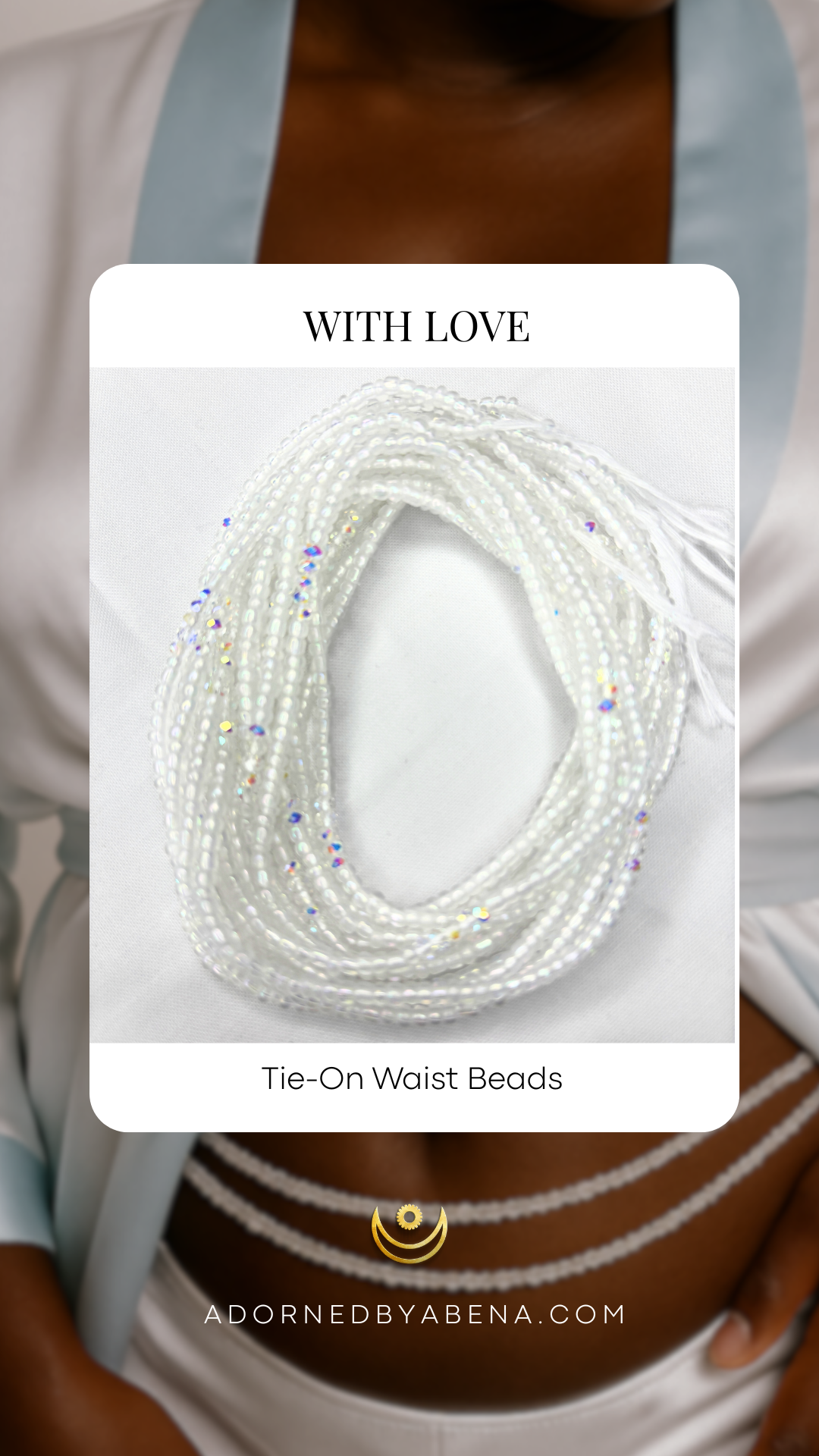 With Love Tie-On Waist Beads