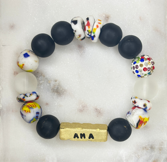 “Ama” Ghanaian Day Name Bracelet | Born on Saturday