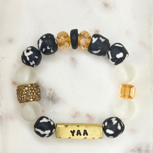 “Yaa” Ghanaian Day Name Bracelet | Born on Thursday