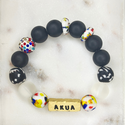 “Akua” Ghanaian Day Name Bracelet | Born on Wednesday