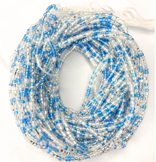 Something Blue Tie-On Waist Beads