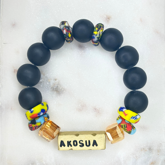 “Akosua” Ghanaian Day Name Bracelet | Born on Sunday