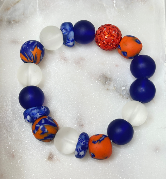 Fiery Grace – Bespoke Krobo Bracelet