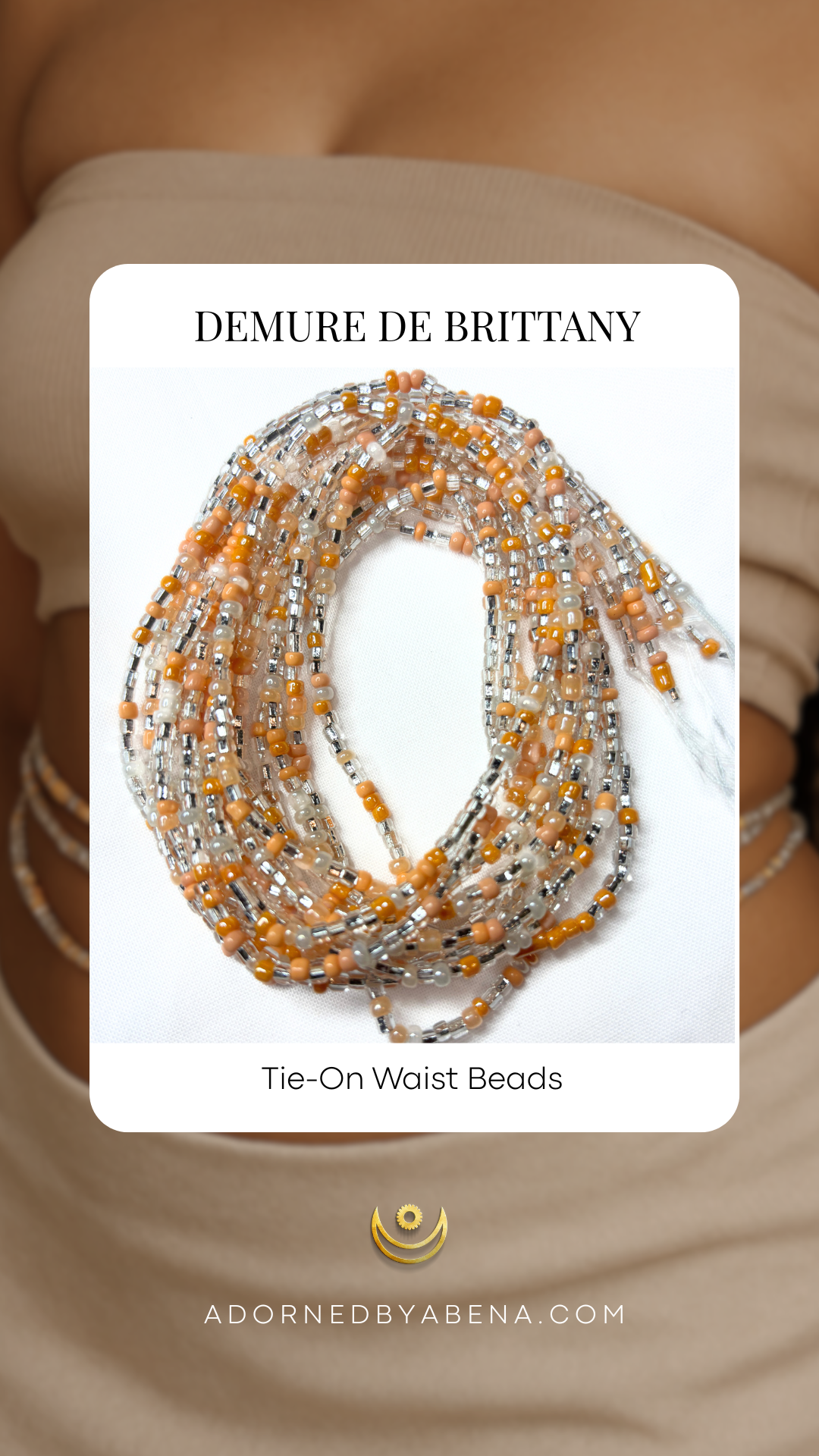 Demure de Brittany Tie-On Waist Beads