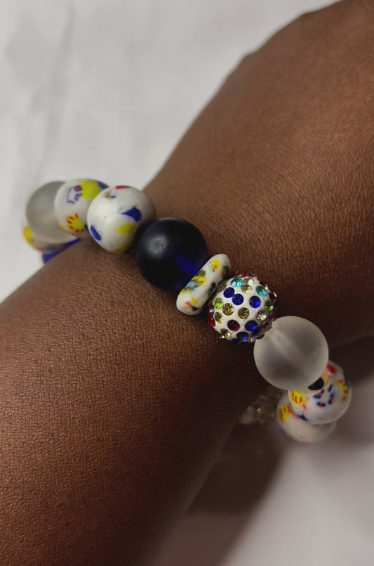 Heritage Bloom Luxe – Bespoke Krobo Bracelet