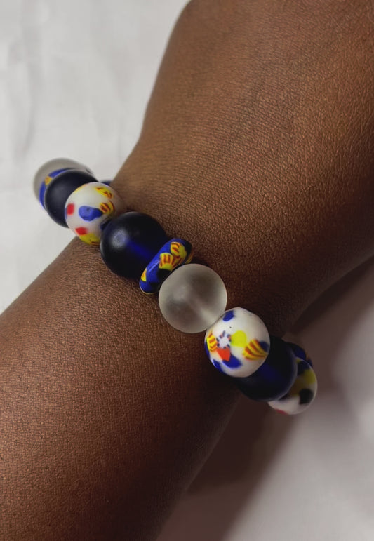 Heritage Bloom – Bespoke Krobo Bracelet